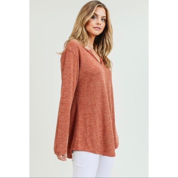 🌀🔥COPPER LONG SLEEVE FASHION TOP🔥 - Picture 6 of 6